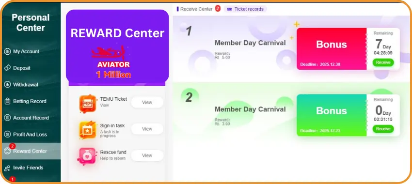 Rewards and Bonuses on DK999